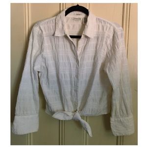 Vintage St. Johns Bay Knotted Blouse
